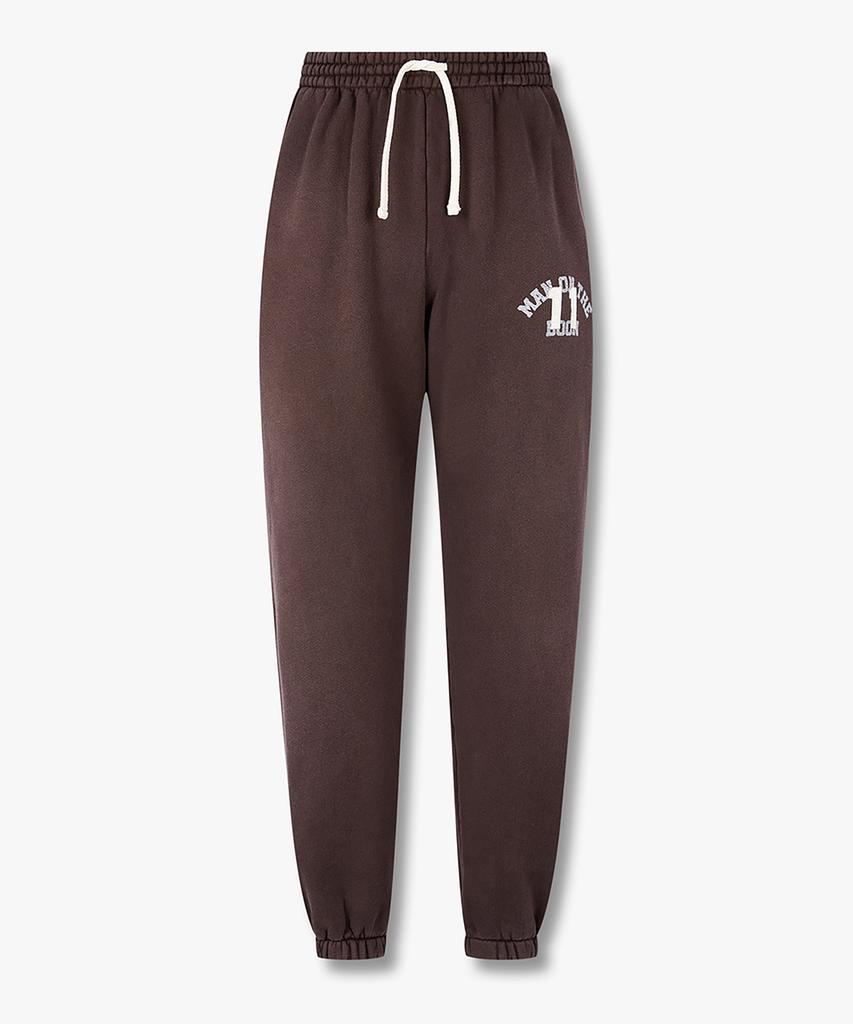 MAN ON THE BOON Washed Fleece Pants_Choco 4715312015