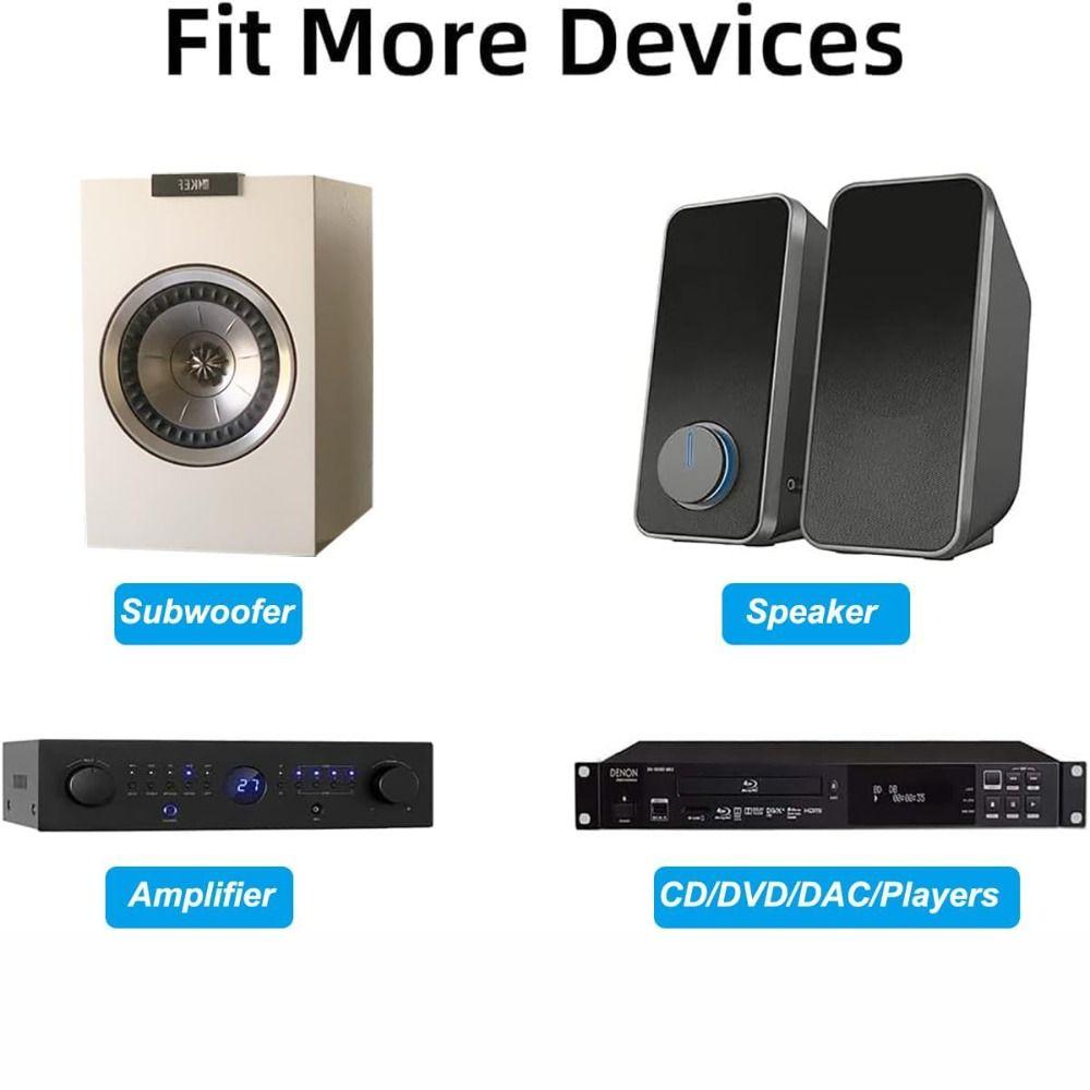 25x5mm Speaker Feet Pad Gold Speaker Amplifier Holder DVD Player Feet Mat Speaker Amplifier
