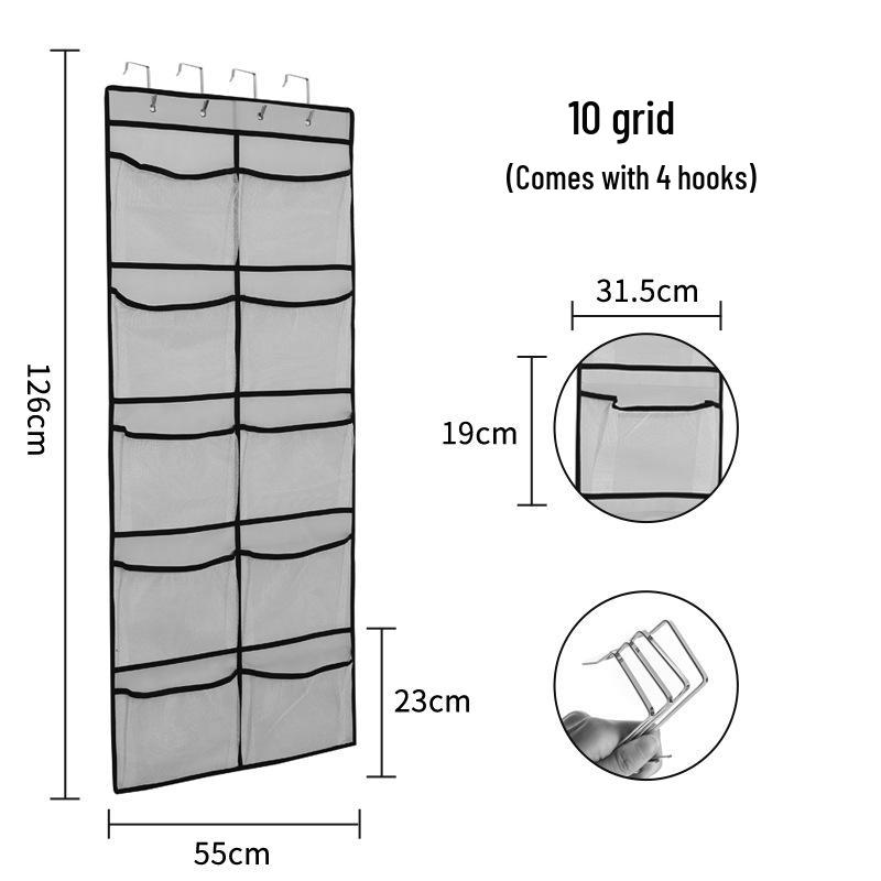Наддверная сумка-органайзер для обуви на 35 отделений с крючками