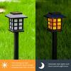 2/6 шт. Газонные лампы мерцающее пламя солнечные фонарики IP65 водонепроницаемый простая установка автоматическое включение/выключение уличные солнечные садовые светильники