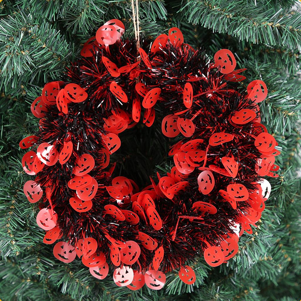 Хэллоуин передняя дверь венок висит гирлянда искусственный череп венок для стены Хэллоуин праздник