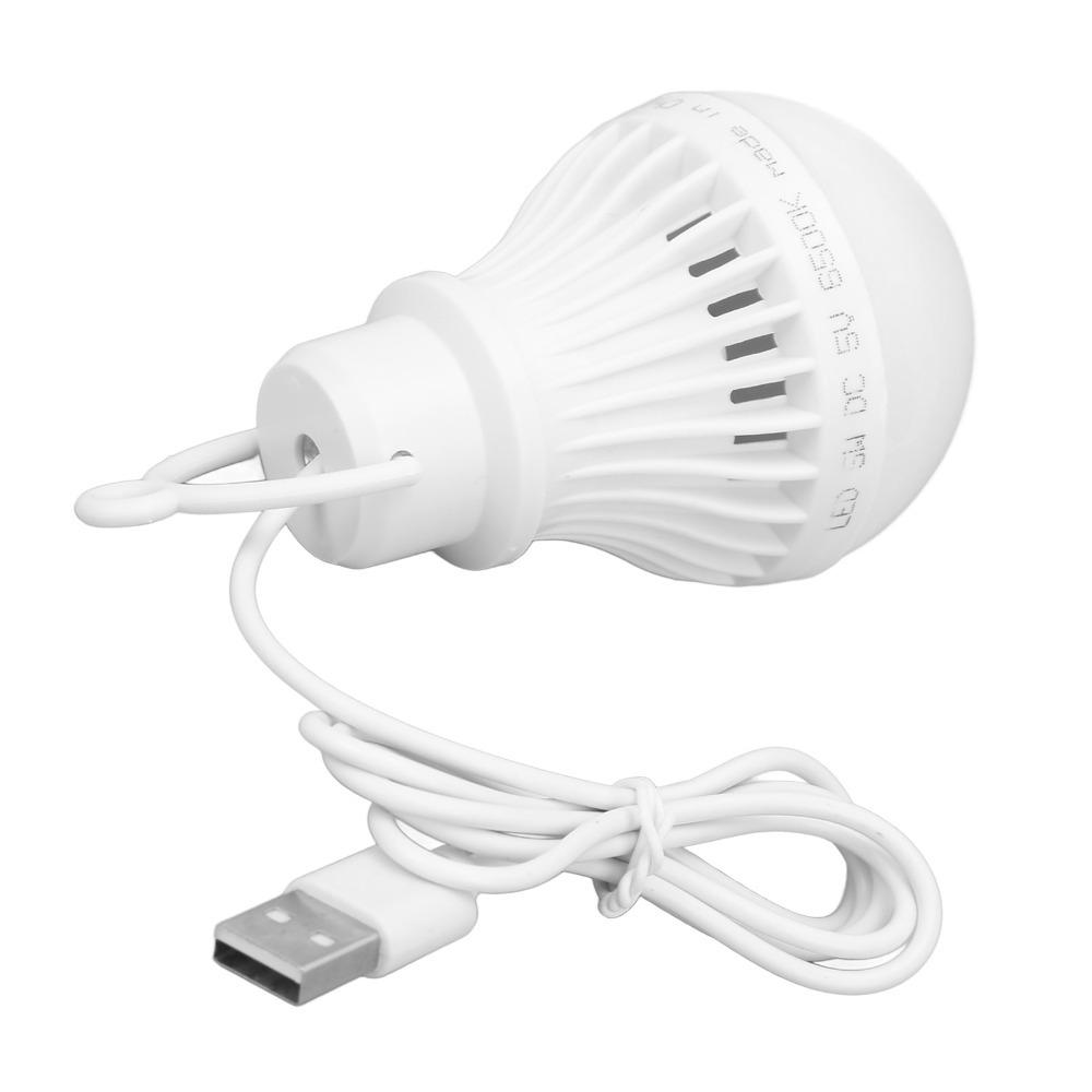 With Hook LED Camping Light 5W Power Tent Bulb Durable Portable Lantern Hiking