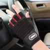 Unisex Non-Slip Wrist Guard Half-Finger Fitness Gloves for Outdoor Sports