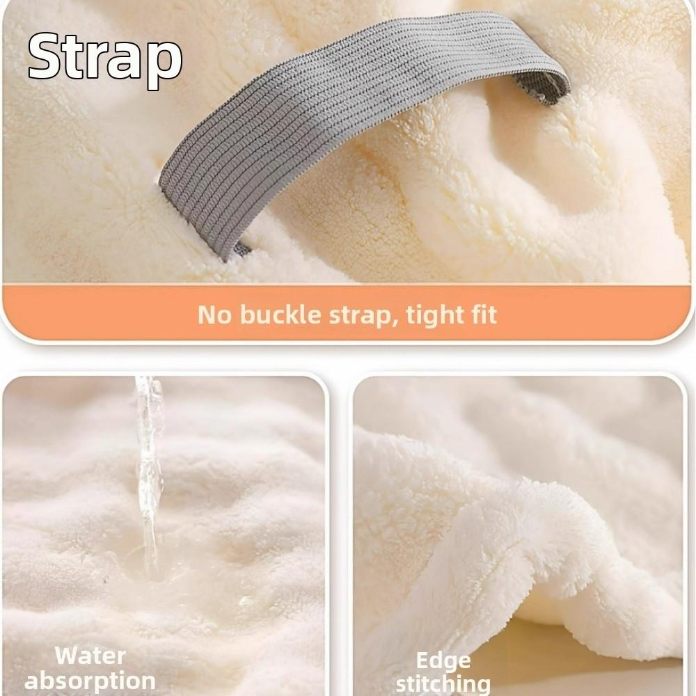 Thickened Hair Drying Cap Quick-drying Shower Cap Wiping Hair Towel For Women with Long Hair