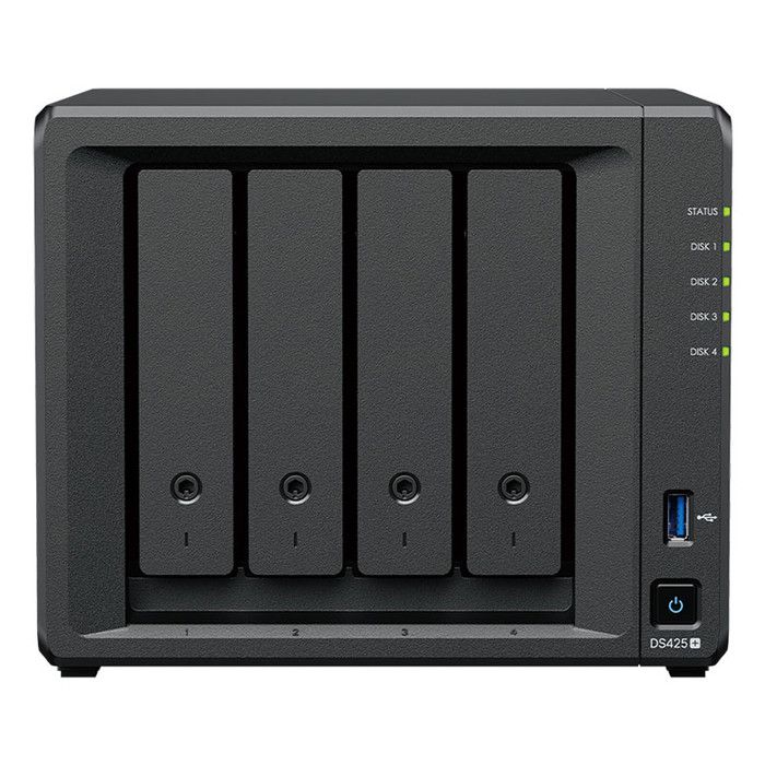 Serveur nas - synology - ds425+ - 4 baies - 2 go ram ddr4 - intel celeron j4125
