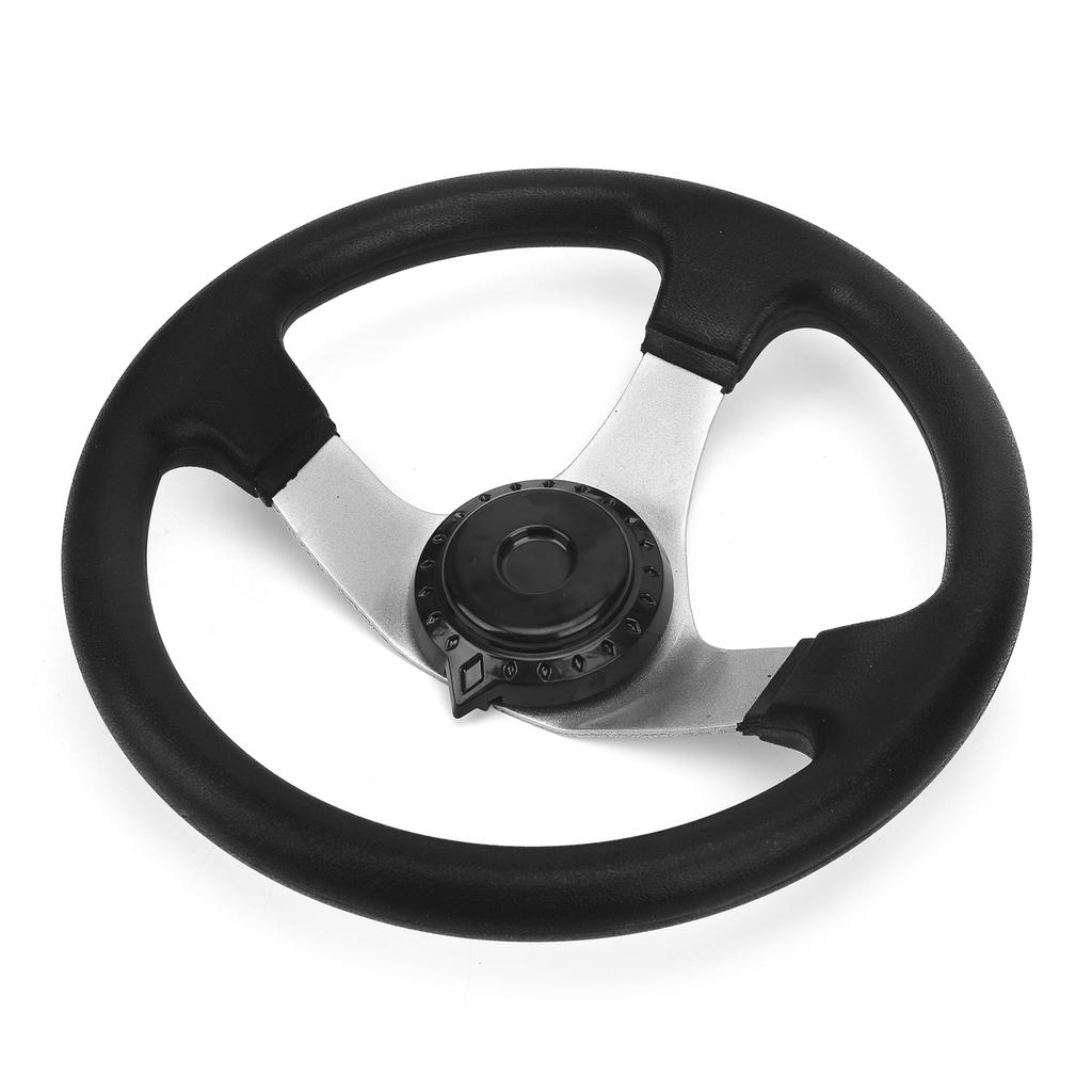 11.8in Steering Wheel with Cap Assy Fit for DIY China Go Kart Karting ATV UTV Bike Parts