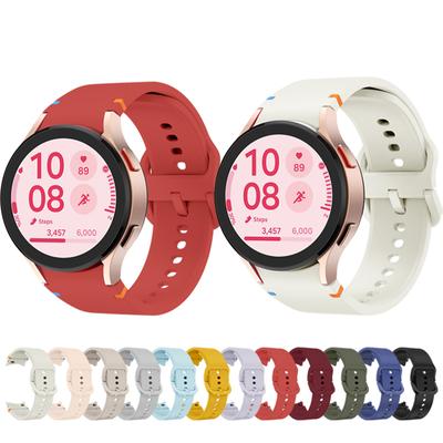 Ремешок для часов Sumsang Galaxy Watch 7 40 мм/44 мм оригинальный официальный белый красный силиконовый унисекс спортивный ремешок для Galaxy Watch 4 5 6