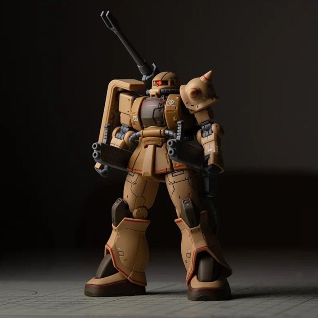 Горячая модель Jms Zaku Half Cannon Hg 1/144 Ms-06ck Сборная модель Упаковка Песочный цвет Игрушка Фигурки Действия Робот Меха Детские Подарки