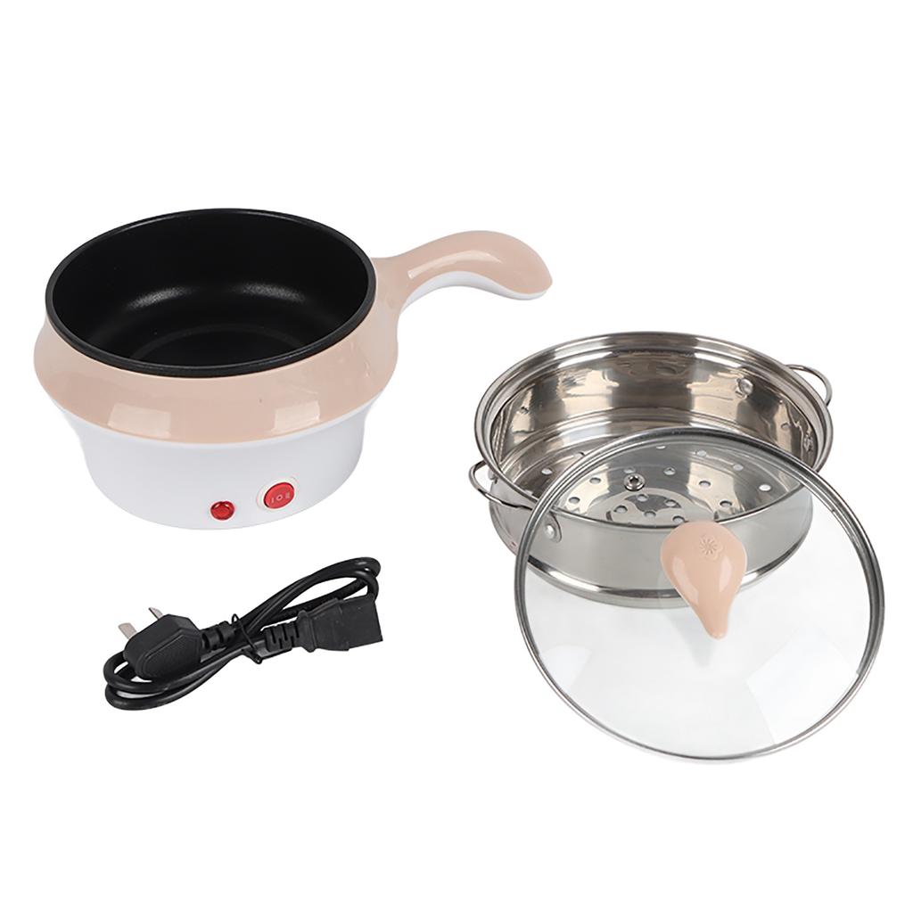 Электрическая плита многофункциональная двухскоростная портативная мини электрическая сковорода вок рисоварка для студенческого общежития 220 В