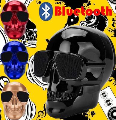 Обновите переносной беспроводной Bluetooth-стереодинамик Carol Plating Skull с HD Sound Bass BK