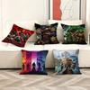 DDOTA  Character Stitch Lucky Dragon pillow cover sofa cushion cover home room decoration children gift