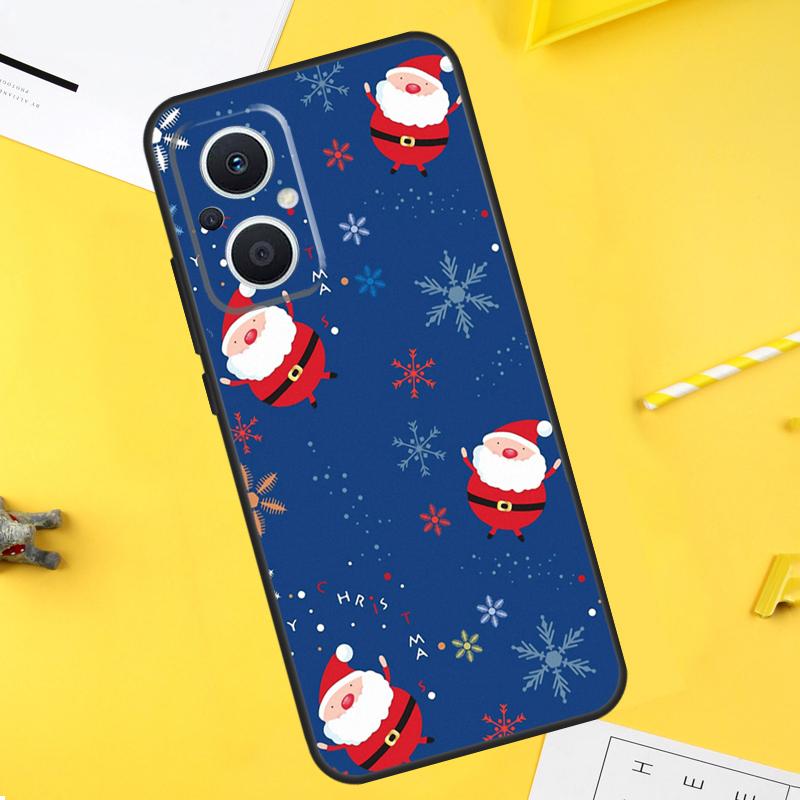 Рождественские Санты Безшовные Олени Для OPPO Reno 2Z 4Z 5Z 8T 4 5 6 7 8 Lite 10 Pro OPPO Find X5 X6 Pro X2 Lite X3 Neo Чехол