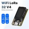 Набор корпуса для платы разработки Meshtastic Heltec V4 Wifi Lora 32, включая антенну, ESP32 SX1262, питание от солнечной батареи, BLE с низким энергопотреблением