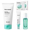 Pore Remedy Pore Care Set – Exfoliating Serum, Smoothing Primer, Renewing Foam Cleanser, Korean