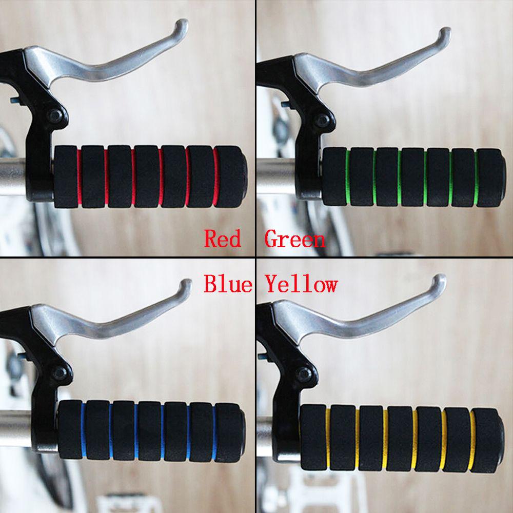 2 Pair Cycling Soft Non-slip Sponge Brake Clutch Lever Motorcycle Bike Handlebar Bicycle Grip Cover