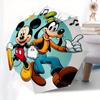 Mickey Mouse, Goofy Automatic Opening and Closing Umbrella - 8 Ribs Portable Folding Umbrella with Plastic Handle, Suitable for Leisure and