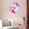 Simple Ink Lotus Home Silent Wall Clock Living Room Creative Clock