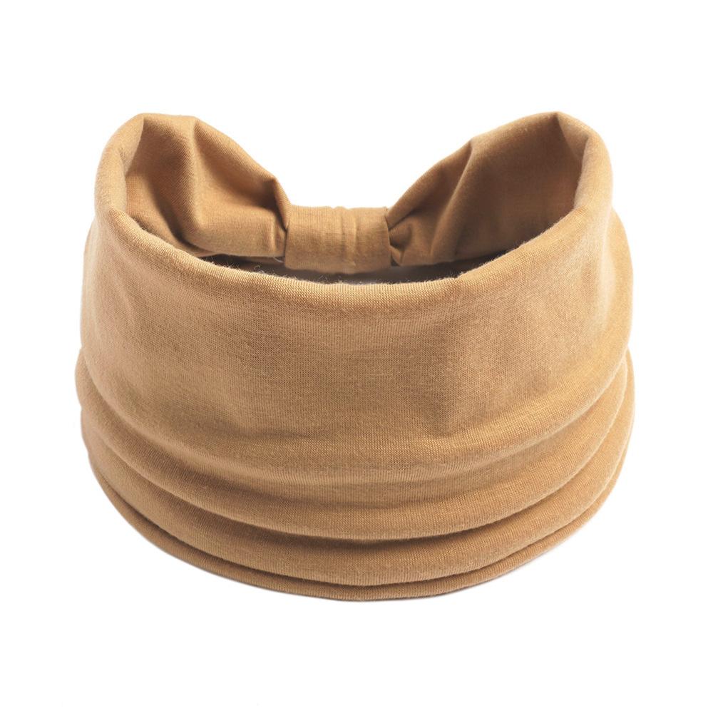 Широкие повязки на голову для женщин Стильные повязки на голову Бохо Повязки для волос Спорт Йога Тюрбан Хлопок Нескользящая бандана Аксессуары для волос