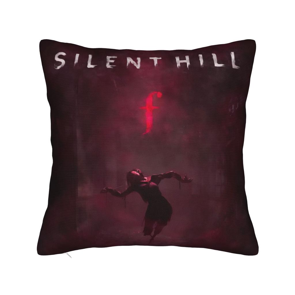 Lakeside Amusement Park Varsity Square Pillow Case Decorative Pillow Silent Hill Robbie the Rabbit Customized Cushion Covers