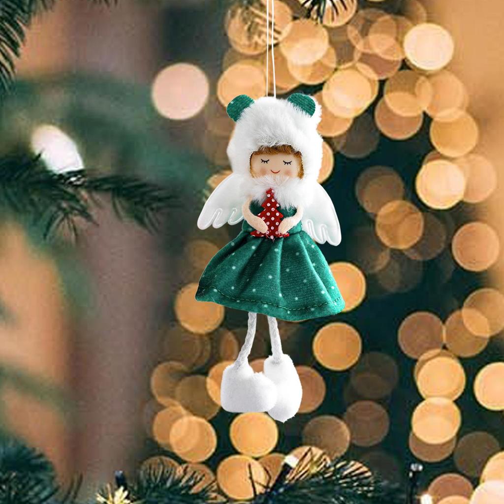 Angel Doll Pendant Cartoon Hanging Ornament for Holiday Birthday Celebration