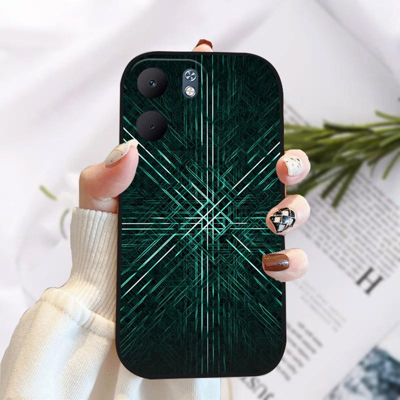 Чехол для OPPO A5X Модный Рисунок Черный Мягкий Силиконовый Чехол из ТПУ для OPPO A5X 5G CPH2733 OPPOA5X 4G CPH2725 Задняя Крышка Shell Capa