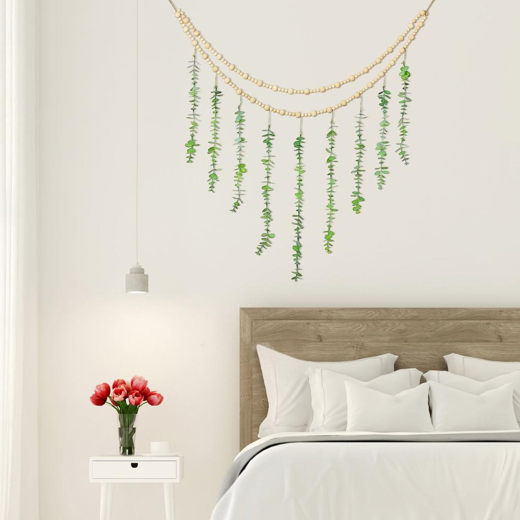 Enhance Your Space With Our Nordic-style Wooden Bead & Faux Wall Decor! This Stylish Rope Photo Holder Combines Natural Charm With Functionality.