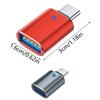Short USB C to USB Adapter USB Ctype Female to USB3.0 Male Adapter Connectors OTG Adapter for Phone Laptops