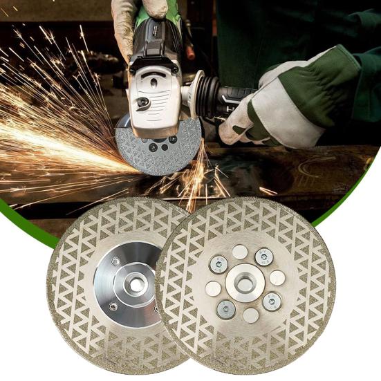 Алмазный шлифовальный диск M14 Диск для угловой шлифмашины Гальванический 40-зернистый Отрезной диск Быстрая резка Алмазный диск Высокоточный отрезной диск