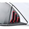Для Honda Civic 10th Gen 4dr Sedan 2016-АБС-пластик треугольные жалюзи заднего стекла, накладка, 2 шт./компл., автомобиль