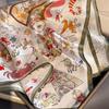 1116 new white mulberry silk silk scarf, female spring and autumn give mother girlfriend small square birthday gift shawl