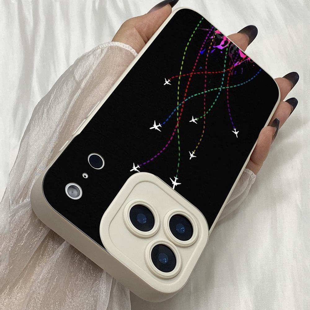 M261 Airplane route Angel Eyes Soft Phone Cases for iPhone Samsung Galaxy Xiaomi Rdemi Huawei Honor Infinix Realme OPPO Vivo All Model Pupil TPU Case