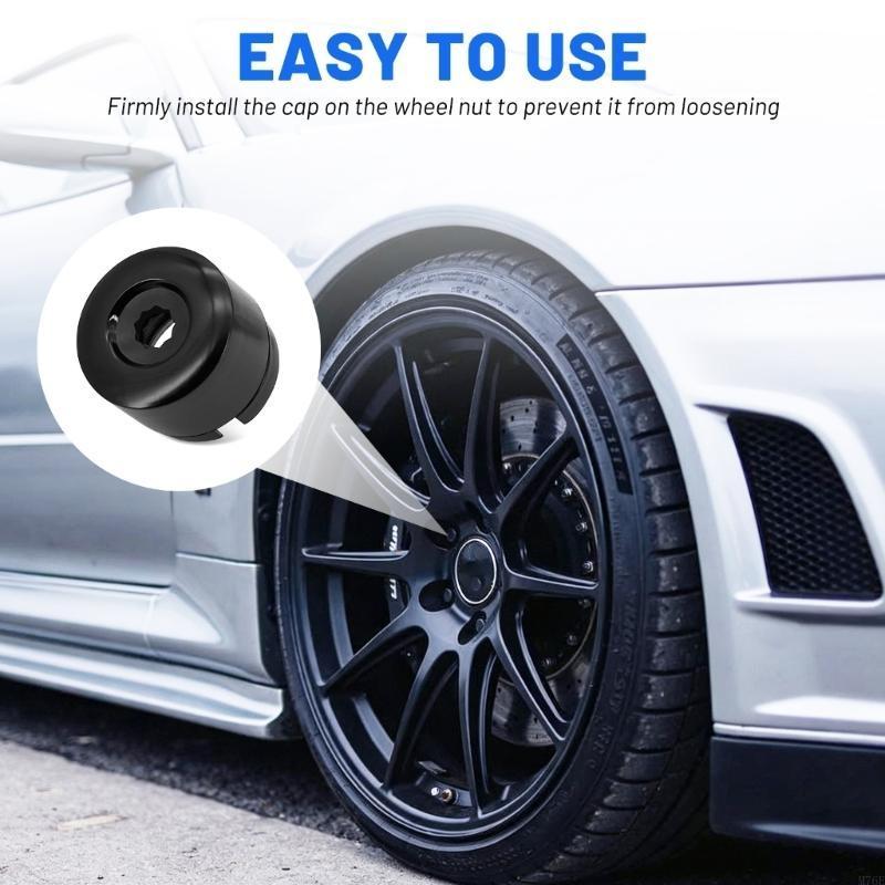 M76E Wheel Bolt Caps with Cap Puller Tool for 2003-2020 Nut Cover Auto Accessory