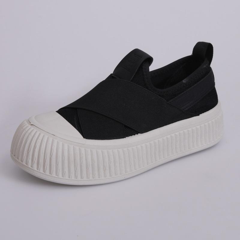 Летающие тканые дышащие кукольные туфли женские новые на платформе, сетчатые дышащие повседневные туфли, туфли-хлебушки