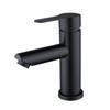304 Stainless Steel Basin Faucet, Household Bathroom Wash Basin Hot and Cold Faucet, Black Basin Faucet