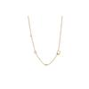 COACH Brass, Precious Metal Plated, Glass Necklaces Women's Gold C9448-GLD