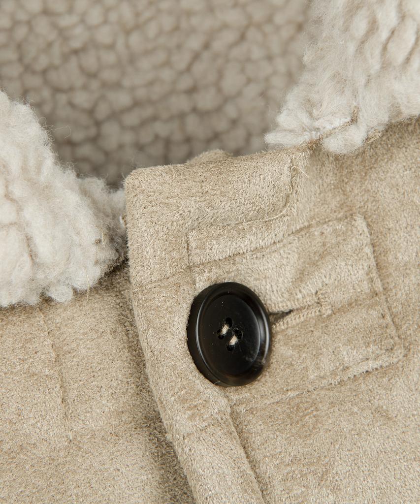 Куртка-свитер Place Studio Reversible Suede Oversized Shearling Shearling