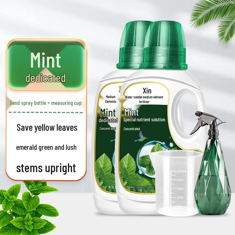 Органическое жидкое удобрение для гидропонной мяты и горшечных растений