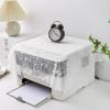 1Pcs Lace Fax Machine Dustproof Cover Universal Rice Cooker Protector  Kitchen Office Supply