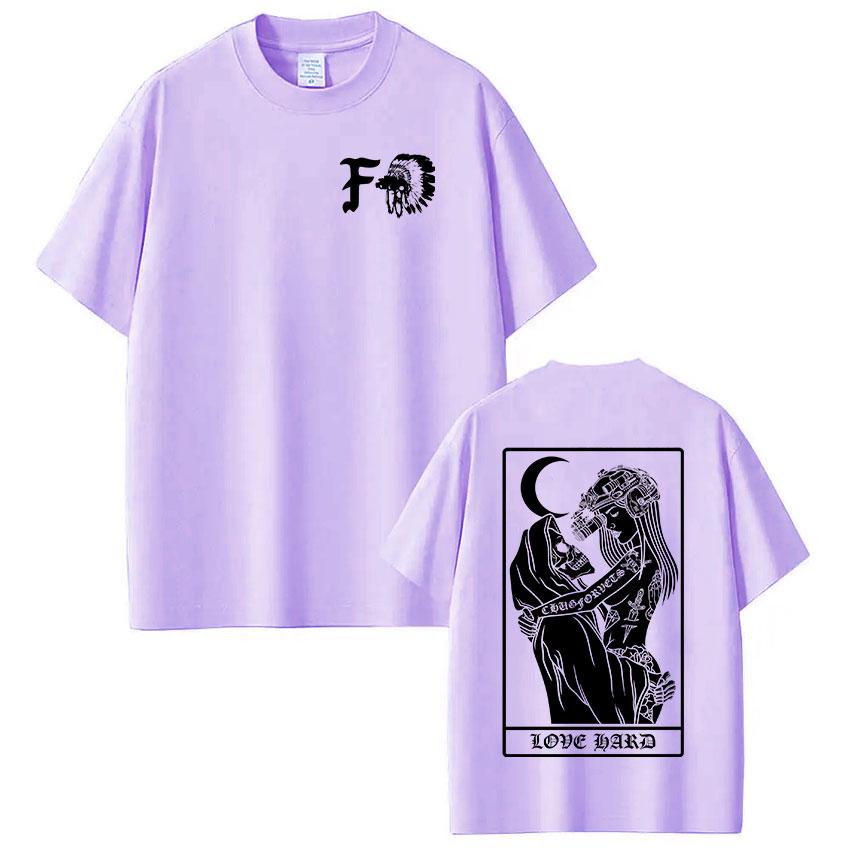 Forward Observations Group Skeleton Graphic T-shirt Women Fashion Vintage Casual Short Sleeve Tee Shirt Streetwear