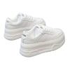 Little White Shoes Women's Shoes Versatile Thick Soles 2025 Spring and Summer New Models Increase Height, Small People Show Height, Sports and Leis