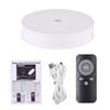 25cm  10 Inch Motorized Rotating Display Stand with LED Light 360 Degrees Rotatable Electric Potography Turntable for