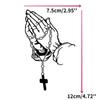 1pc Car Fashion Sticker Praying Hands and Rosary Sticker Auto Styling Window Glass Motorcycle Vinyl Decal Car Stickers