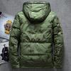 Winter Outdoor Down Jacket Men's Short Thick Hooded Camouflage Coat