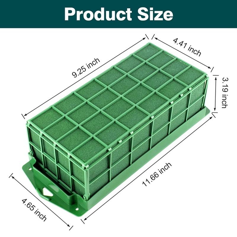 Floral Foam Cage Floral Foam Cage, 3 Pack Floral Foam Blocks for Flower, Flower Holder with Floral Foam, Cage Bowl Flower Foam
