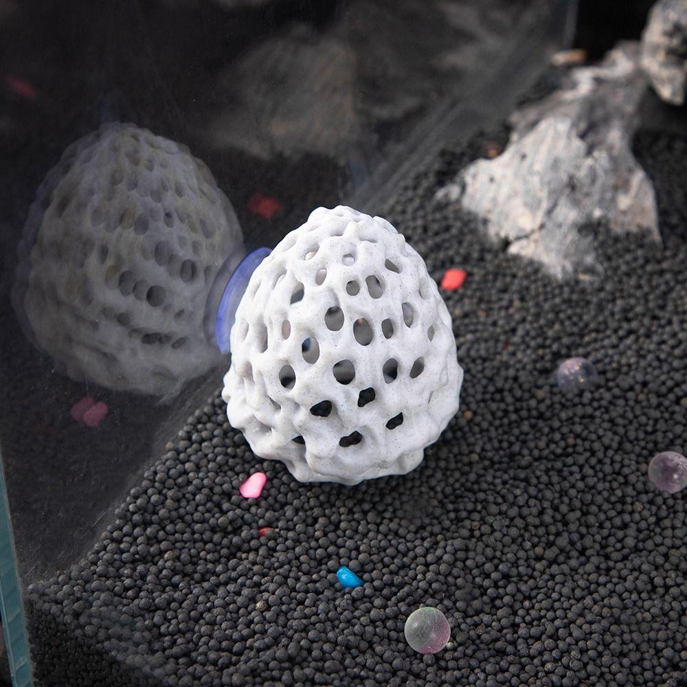 Plastic Water Grass Cultivation Dish 3D Print Simulation Porous Coral Stone For Fish Tank