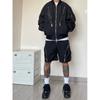 Summer Thin American Style Trousers Cargo Shorts Zipper Functional Pants Casual Shorts