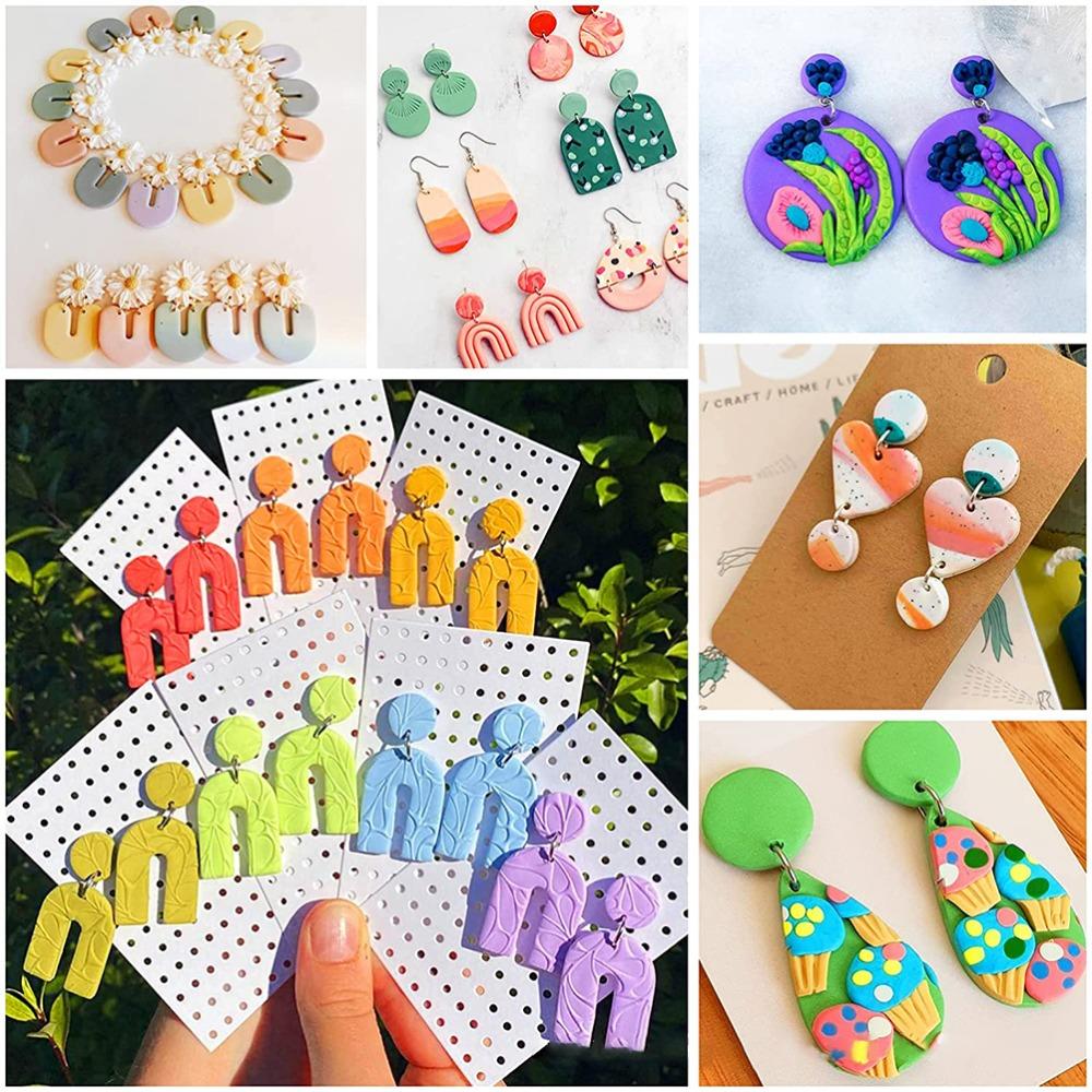 142pcs Different Shape Polymer Clay Cutters Set Stainless Steel Earring Making Cutters DIY Jewelry