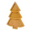 Креативный деревянный сервировочный поднос в форме рождественской елки для конфет, закусок, орехов, сухофруктов, завтрака, десерта, свадебной вечеринки, домашнего декора