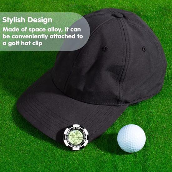 Magnetic Golf Green Reader High-Precision Compact Size Lightweight Portable Bubble Level Golf Putting