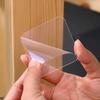 10PCS MILEQEE Double Sided Adhesive Pad 60mmx60mm Strong Pad Installation, Exit Square Clear Adhesive Putty, Traceless Removable Nano Gel Mat, Adhesiv
